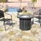 Hiland Faux Wood Tile Top Fire Pit AFP-FWT - alternate 2